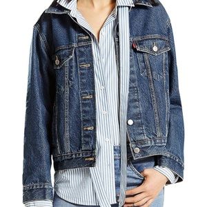 Levi's Women's Ex-Boyfriend Trucker Jacket NWT Size XL